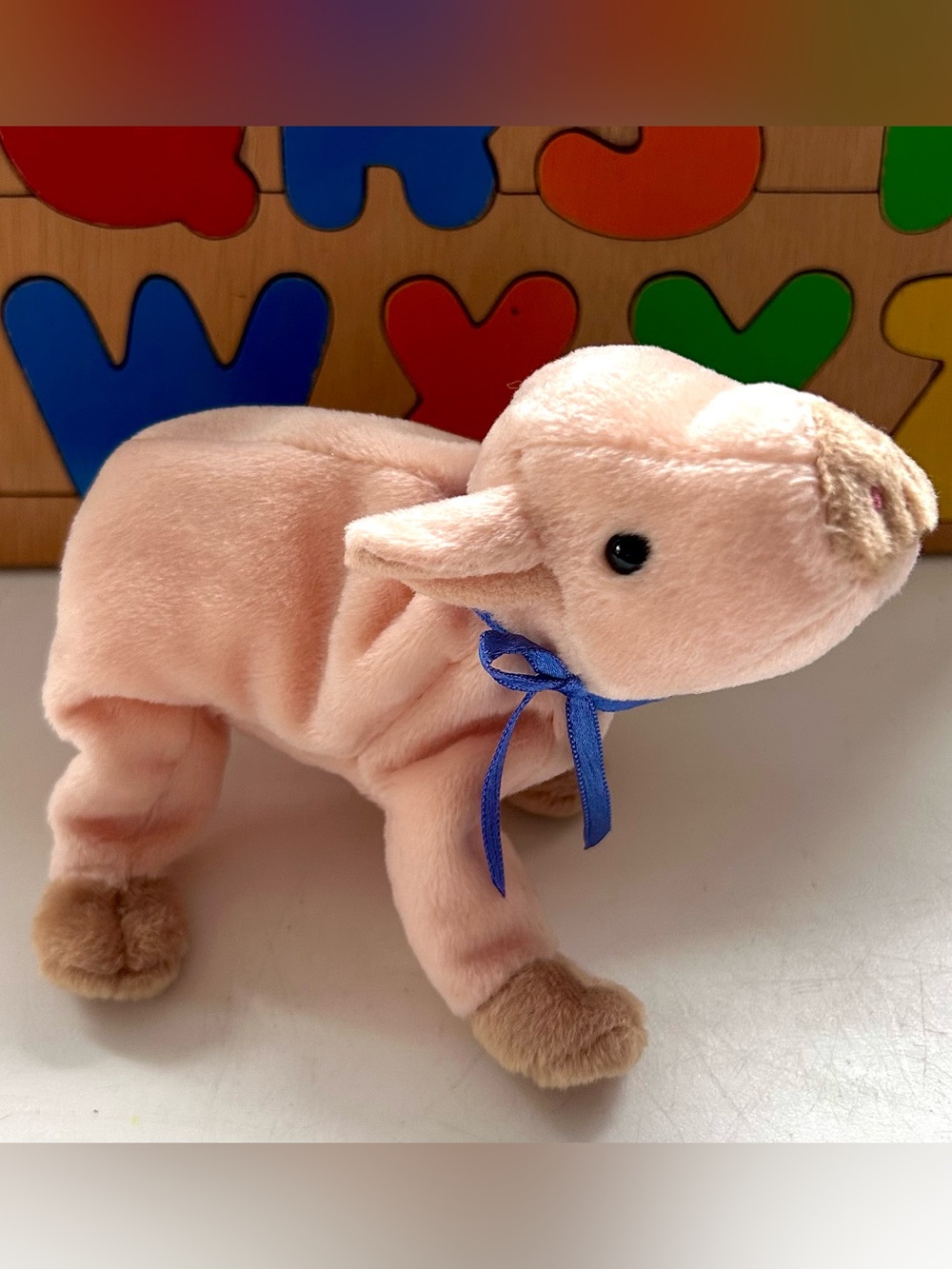 NWT Knuckles the Pig🐖 Beanie Baby 1999